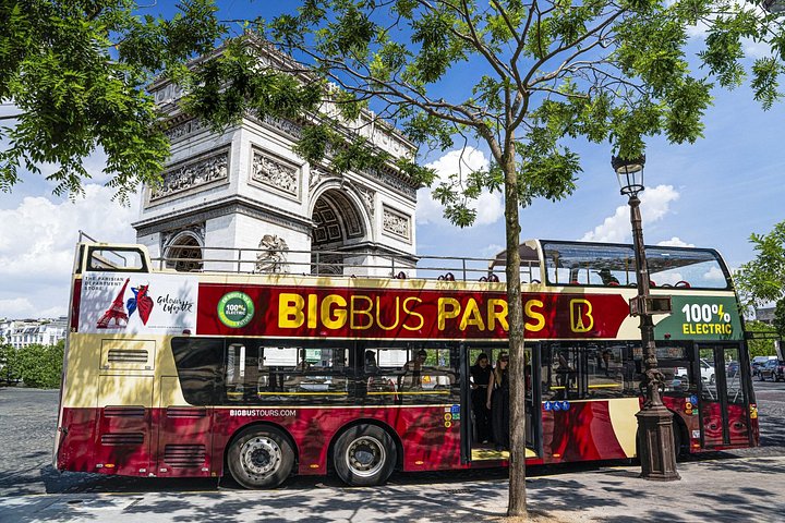 Paris Big Bus Hop On Hop Off Tour with Optional River Cruise